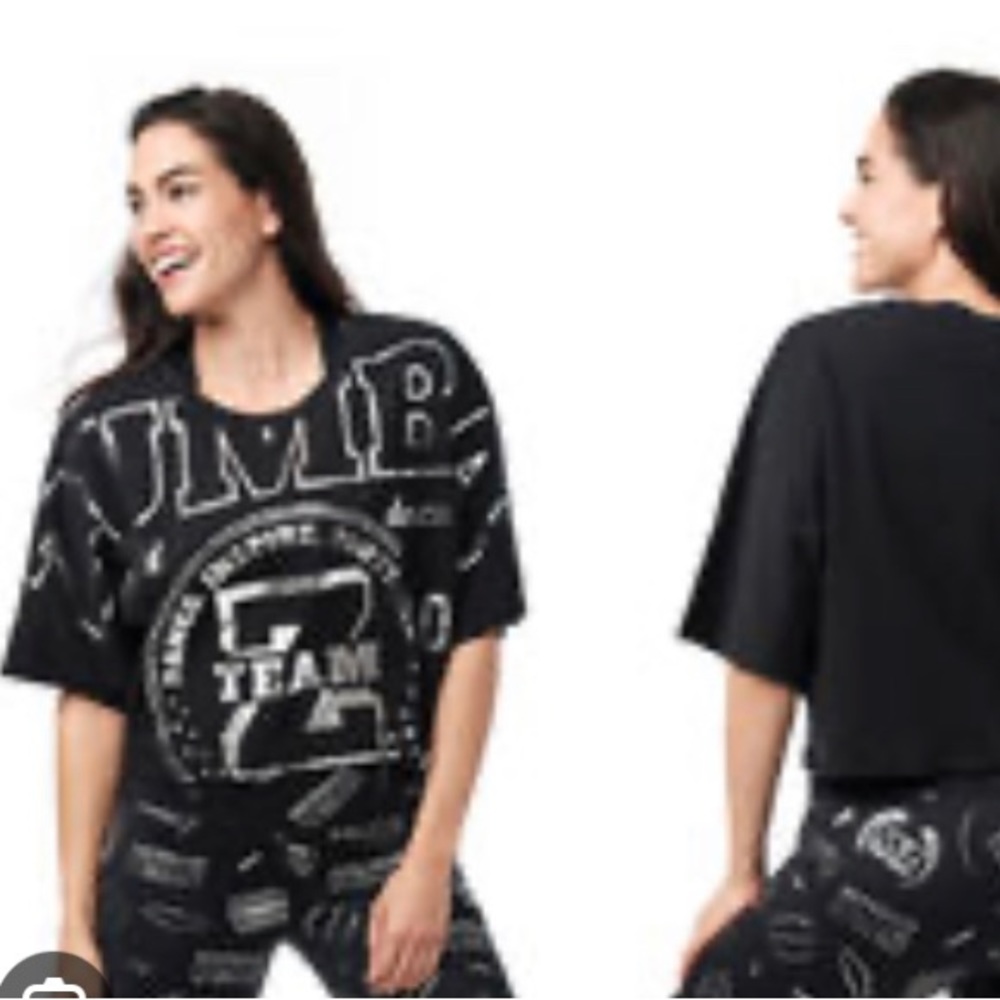 Brand new with tags! Zumba Team Talk Top